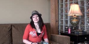 NEBRASKACOEDS Pale Black Hair And Nervous Emo Suicide Girl Naked For The First Time Tnaflix