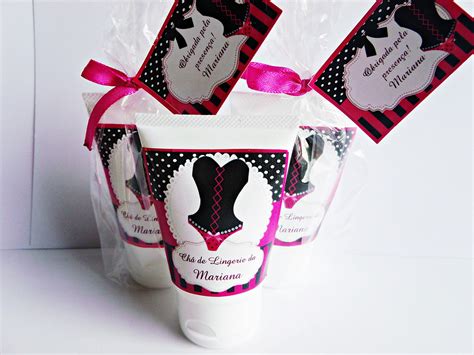 Lembrancinha para Chá de Lingerie no Elo Costa e Barletto decorações ED FA
