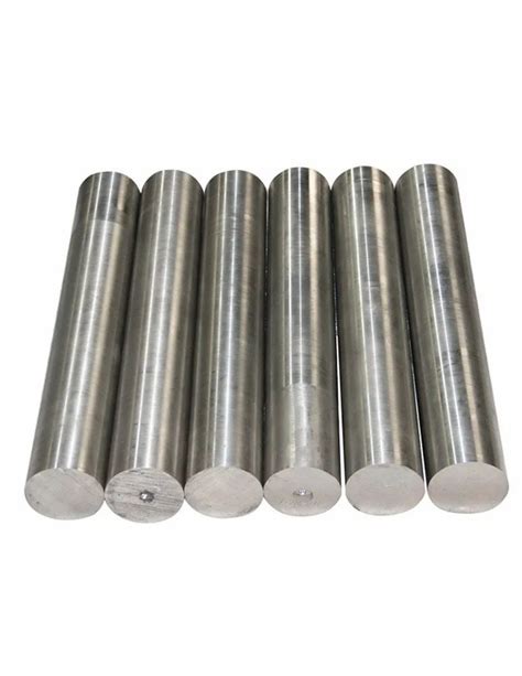 Nickel 200 Round Bar Single Piece Length 6 Meter Size 5 Inch At