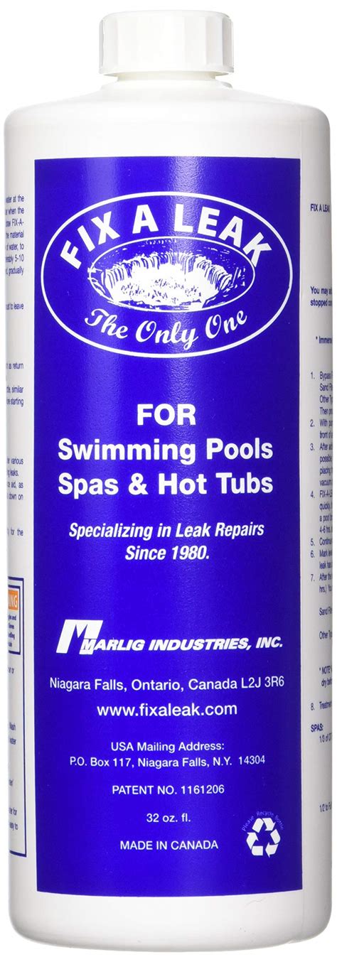 Amazon Marlig Industries Seal 32oz Marlig Fix Pool And Spa Leak