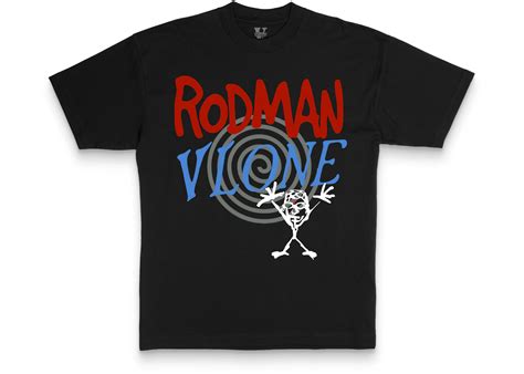 Vlone Rodman Pearl T Shirt Black Mens Ss22 Us