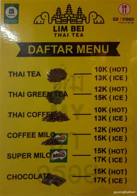 Detail Contoh Daftar Menu Thai Tea Koleksi Nomer 21