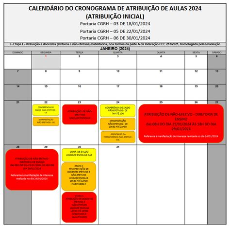 Novo Cronograma De AtribuiÇÃo De Aulas 2024 Diretoria De Ensino