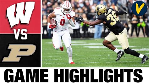 Wisconsin vs #25 Purdue | College Football Highlights - YouTube