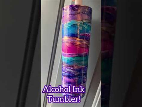 Making An Alcohol Ink Tumbler For Use With Crystalac YouTube