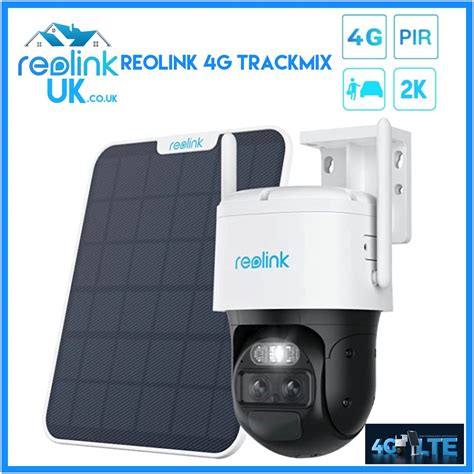 REOLINK TRACKMIX 4G CAMERA WITH 6W SOLAR PANEL