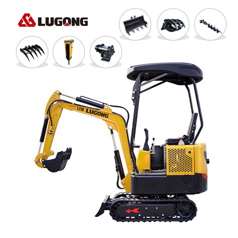 Crawler Small Scale Lugong At High End Mini Hydraulic Excavator With