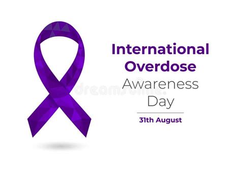 International Overdose Awareness Day Greeting Card Or Poster Design ...