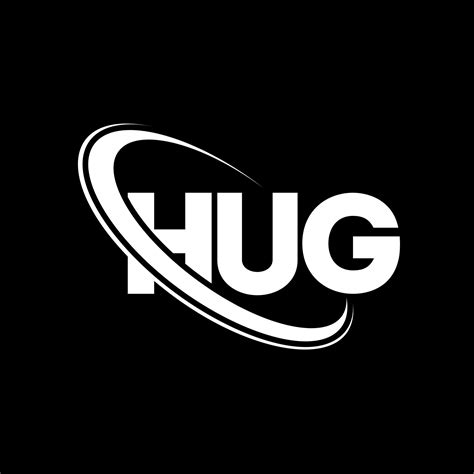 HUG logo. HUG letter. HUG letter logo design. Initials HUG logo linked ...