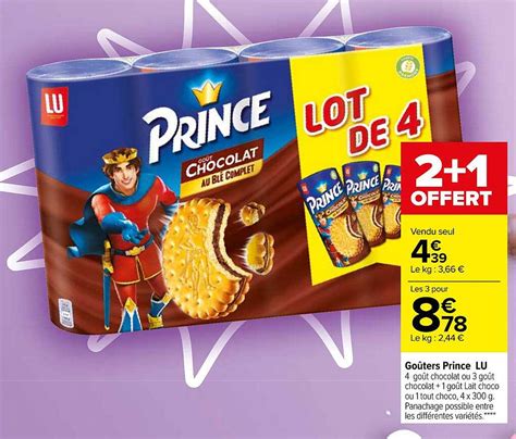 Promo Go Ters Prince Lu Chez Carrefour Icatalogue Fr