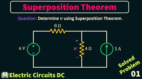 Superposition Theorem Solved Problem 1 Youtube