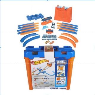 Pista Hot Wheels Track Builder Caixa De Manobras Deluxe Shopee Brasil