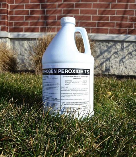 7% Hydrogen Peroxide (4) One-Gallon Containers - Clearwater Systems