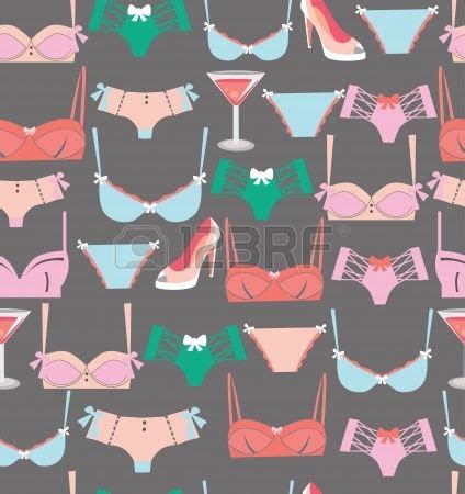 Lingerie Seamless Pattern Vector Illustration Artofit