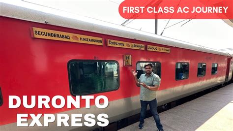 DURONTO EXPRESS LUXURIOUS FIRST CLASS AC TRAIN JOURNEY PREMIUM IRCTC