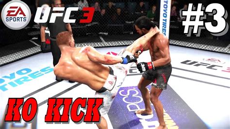 Ea Sports Ufc Mode Carri Re Ko Kick Walkthrough Youtube