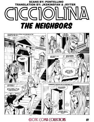 Cicciolina The Neighbors Luscious Hentai Manga Porn