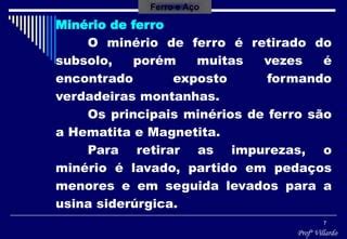 Ferro É Primitivo Ou Derivado - Aula 4 ferro | PDF