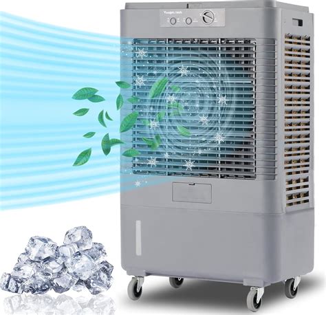 43 4500 Cfm Evaporative Air Cooler 13 3 Gal Water Tank 3 Speeds Oscillating Cools Up To 1500