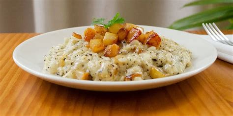 Risotto De Pera Gorgonzola E Ch Preto Defumado Receitas Ch D