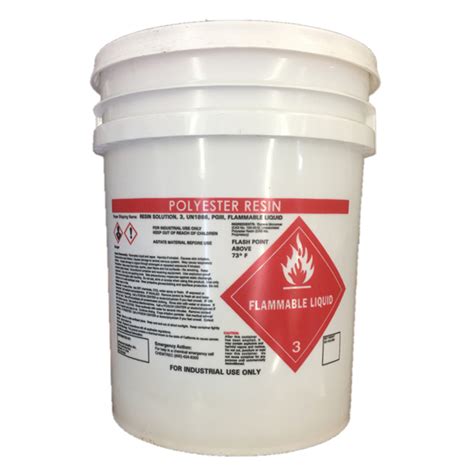 Polyester Resin 5 Gallon Alario Bros