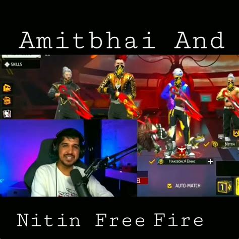 Amit Bhai Vs Nitin Free Fire Freefire Youtube