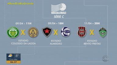 Bom Dia Rio Grande Veja A Tabela De Jogos Da S Rie C Globoplay