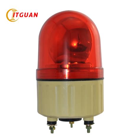 LTE 1082 DC12 24V AC220V Incandcent Rotary Warning Lamp 10W Red Yellow