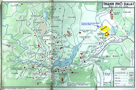 Sưu tầm bản đồ đà lạt đầy đủ nhất
