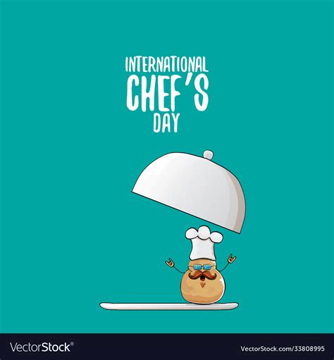 International Chef Day Greeting Card Or Banner Vector Image