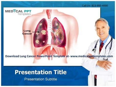 Lung Cancer Powerpoint Template Ppt