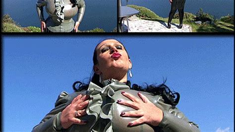 Your Strict Busty Blowjob Goddes Blowjob Handjob In The Garden Cum On My Tits LONG