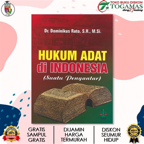 Jual Hukum Adat Di Indonesia Suatu Pengantar Karya Dominikus Rato