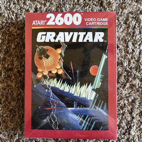 ATARI 2600 GRAVITAR GAME BRAND NEW SEALED Damaged Box Hang Tab Attached