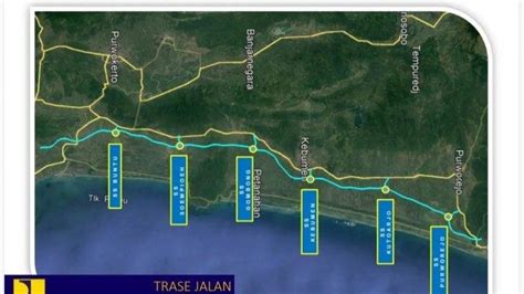 Simak Peta Rute Jalan Tol Cilacap Jogja Yang Bakal Nyambung Kebumen