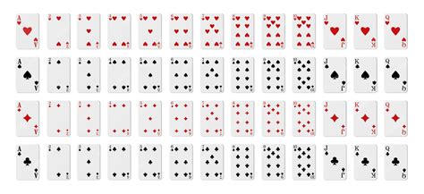 Ilustración de icono de vector realista Baraja completa de cartas de