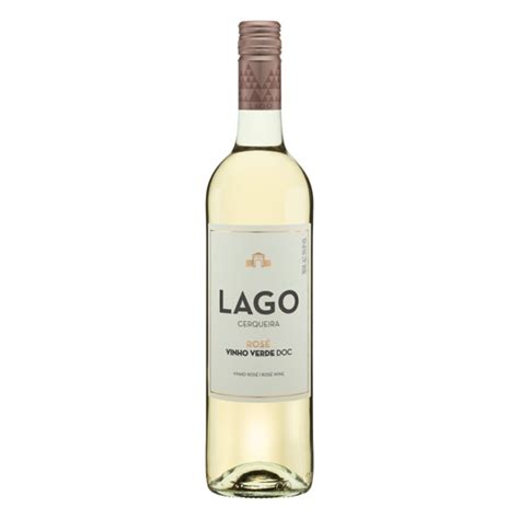 Vinho Português Rosé Meio Seco Lago Cerqueira Vinho Verde Garrafa 750ml