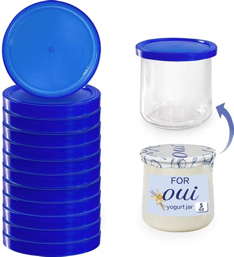 Oui Yogurt Jar Lids 12 Pack Oui Lids For Yoplait Yogurt