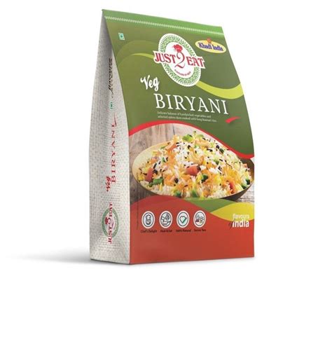 Kingdom Foods Ready To Eat Veg Biryani Packaging Type Packet At Rs