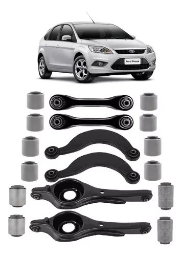 Kit 12 Buchas Suspensão Traseira Ford Focus Hatch 2011 Parcelamento