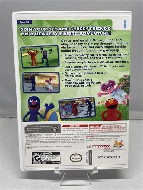 Sesame Street Ready Set Grover Nintendo Wii Ebay