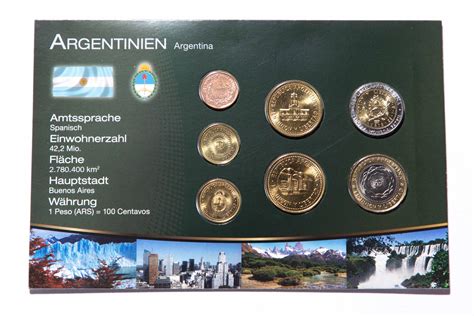 Lot Argentina Coin Currency