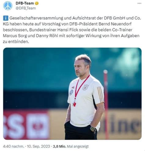 Hansi Flick So Lief Sein Dfb Rauswurf Nach Dem Japan Debakel Ab Nau Ch