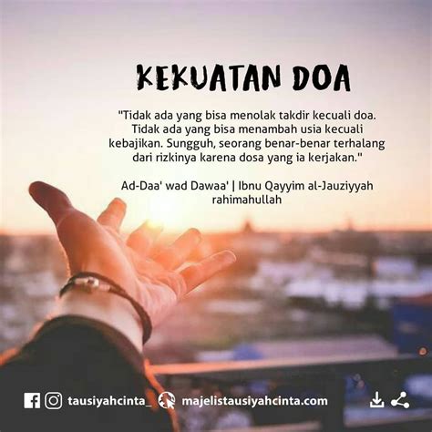 Majelis Tausiyah Cinta Di Instagram KEKUATAN DOA Tidak Ada