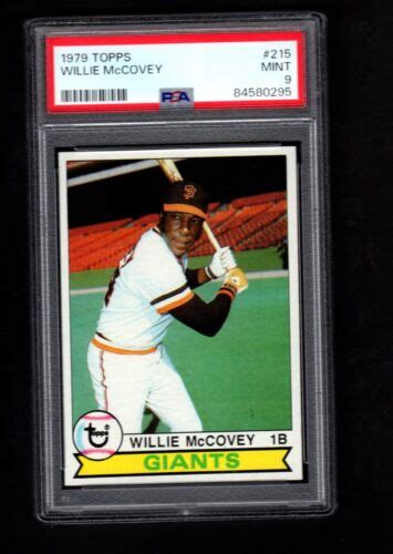 Topps Willie Mccovey Psa Mint Combined Shipping Ebay