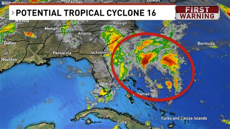 Potential Tropical Cyclone 16 forms in the Atlantic