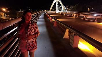 Luscious Milf Walks Without A Bra And Panties On The Bridge Xnxx