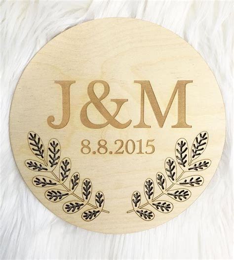 Wedding Theme - Custom Wedding Date & Initials Sign #2578709 - Weddbook