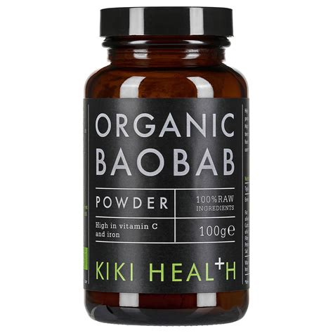 Kiki Health Organic Baobab Powder 100 G Gratis Lieferservice Weltweit