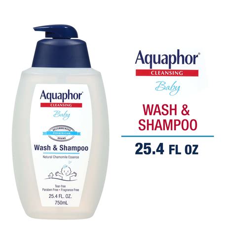 Aquaphor Baby Wash And Shampoo Unscented Baby Shampoo And Wash 254